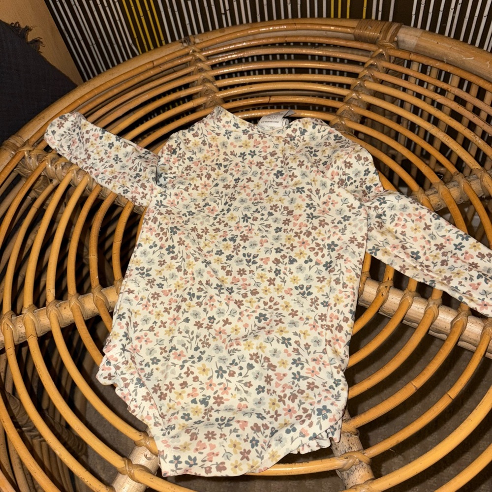 Carter's Multicolor Floral Long Sleeve Tee